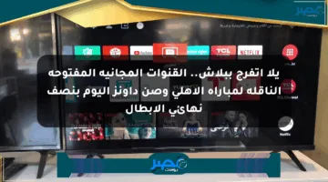 يلا اتفرج ببلاش.. القنوات المجانية المفتوحة الناقلة لمباراة الأهلي وصن داونز اليوم بنصف نهائي الأبطال